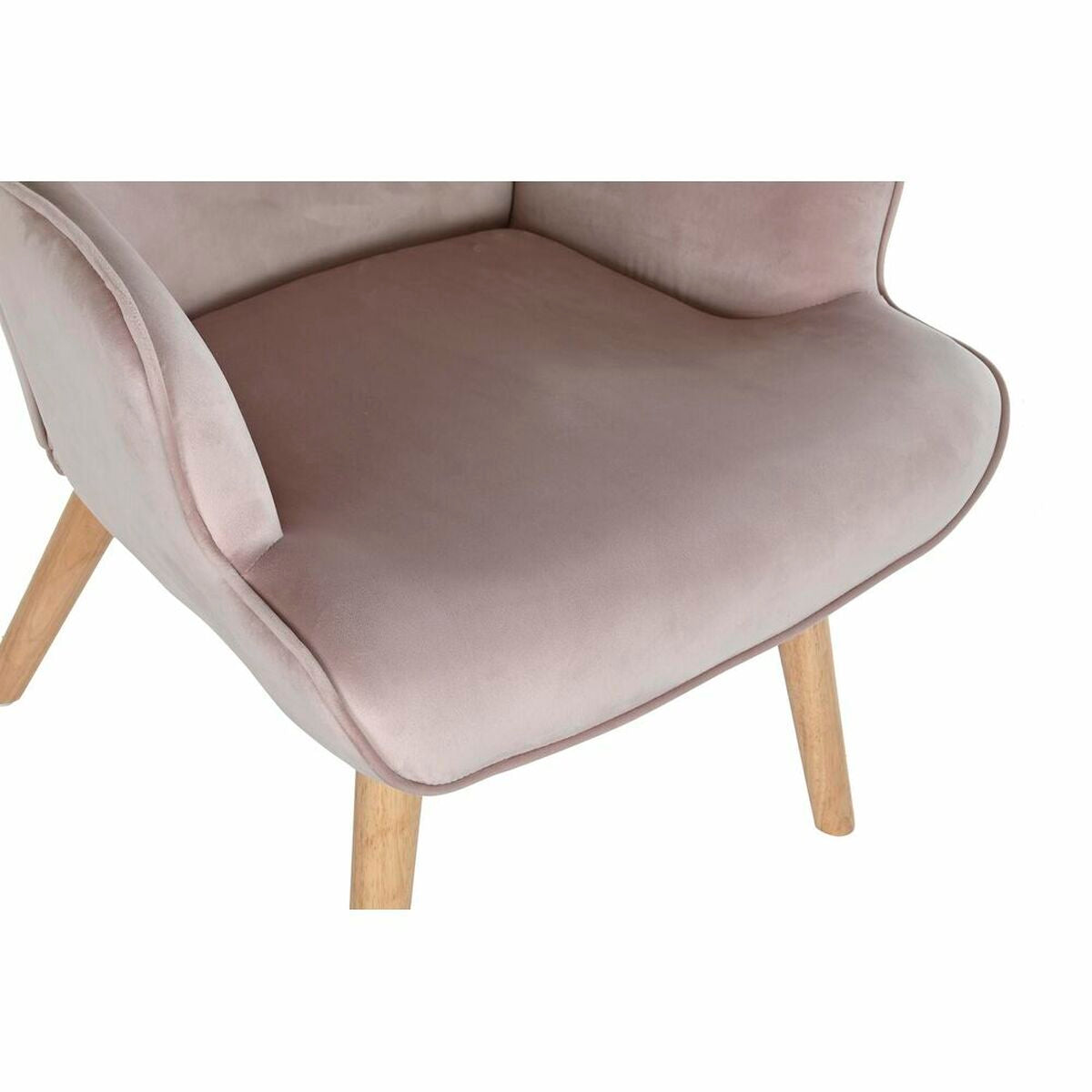 Sitz DKD Home Decor Rosa Polyester Holz 67 x 69 x 96 cm 75 x 69 x 96 cm