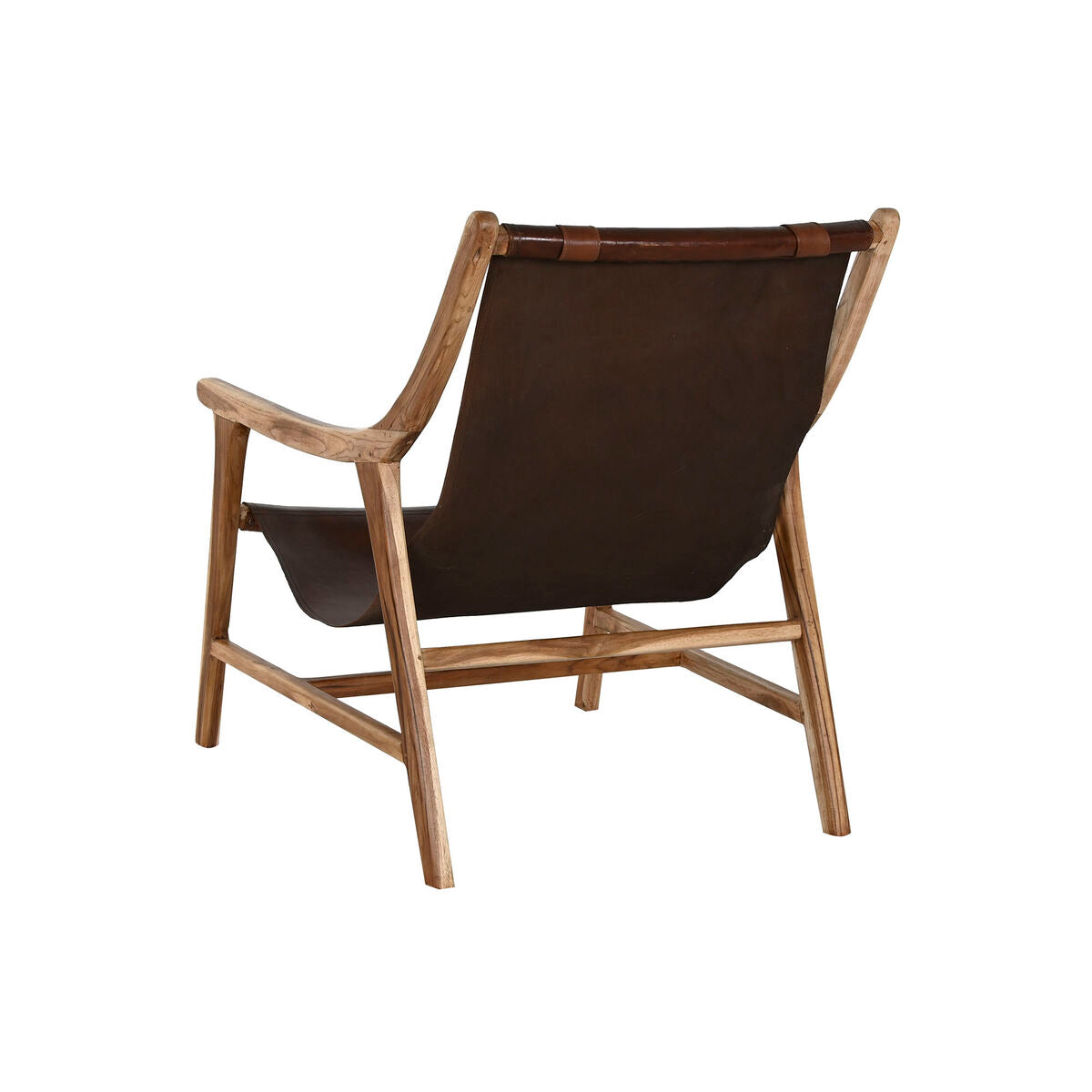 Sitz Home ESPRIT natürlich Dunkelbraun Teakholz 68 x 86 x 86 cm