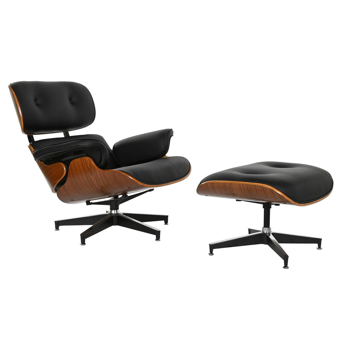 Sitz Home ESPRIT Weiß Braun Nussbaumholz 89 X 87 X 79 cm